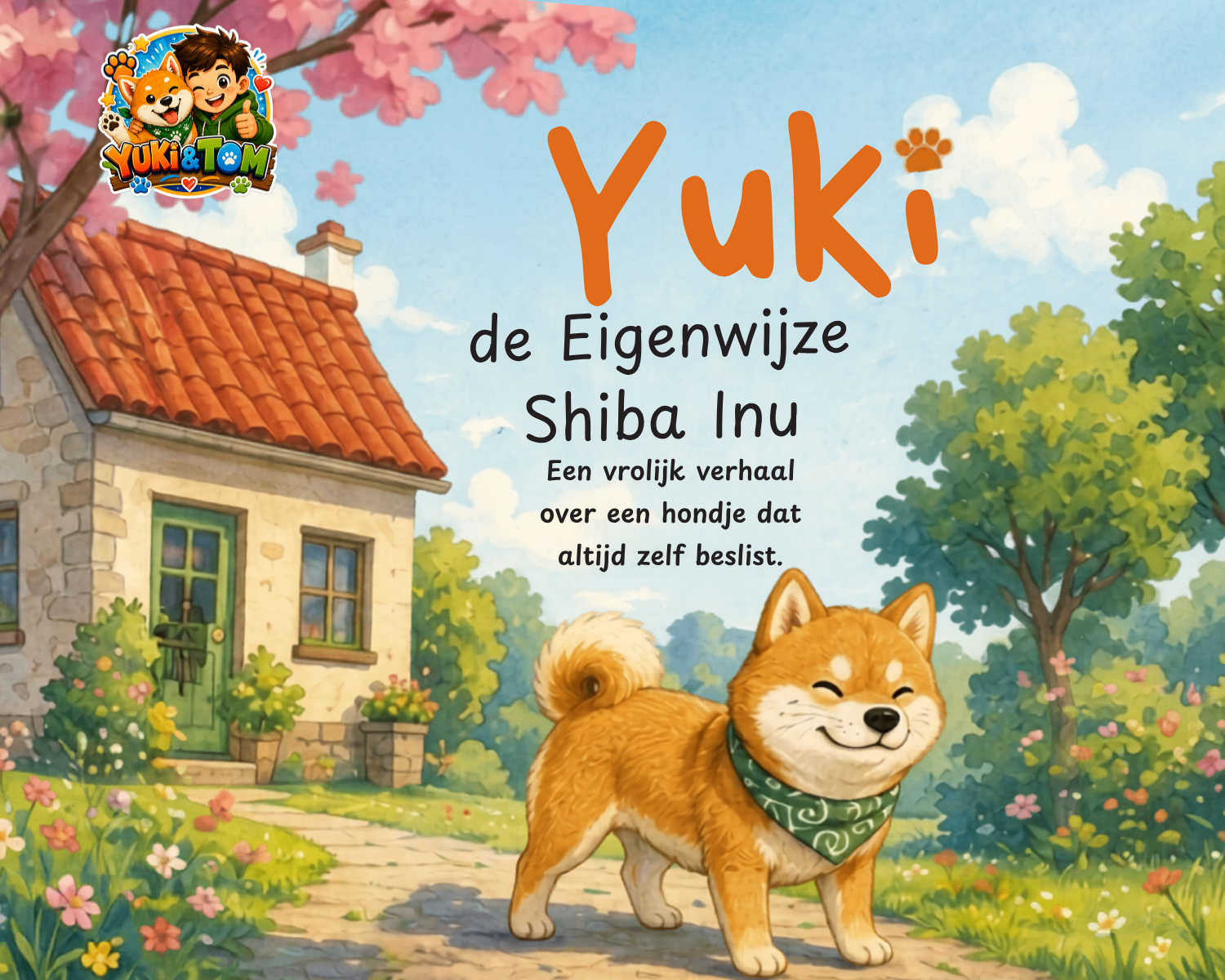 Boekomslag van Yuki de Eigenwijze Shiba Inu